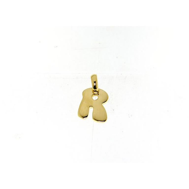 18 Karat Weiß-Rose- und Gelbgold Pradera Alphabet-Kollektion Anhänger 11