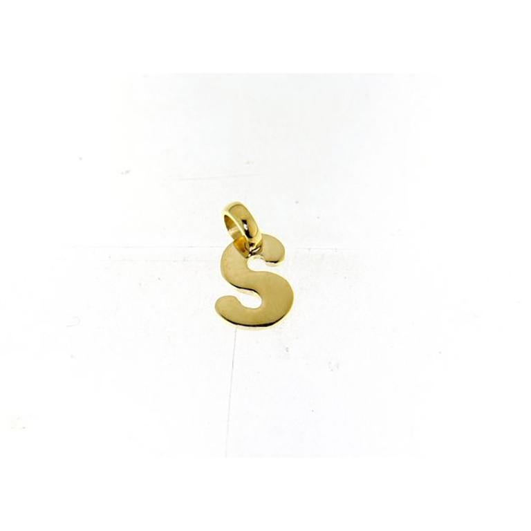 18K White Rose and Yellow Gold Pradera Alphabet Collection Pendant For Sale 11