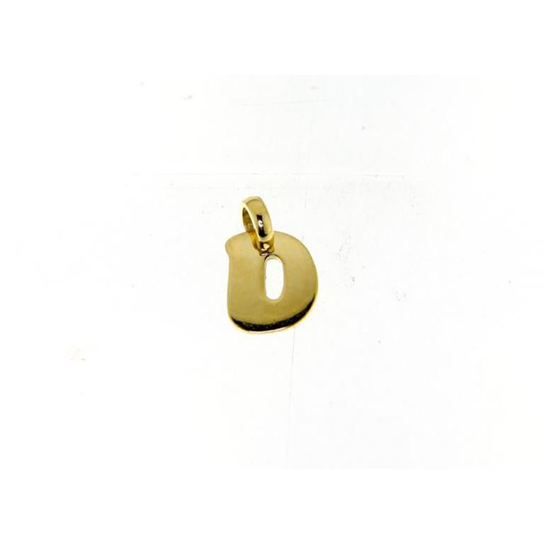 18 Karat Weiß-Rose- und Gelbgold Pradera Alphabet-Kollektion Anhänger im Zustand „Neu“ in Bilbao, ES