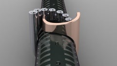 18 Karat White and Rose Gold Ring with .65 Carat of F Color VVS1 Diamonds