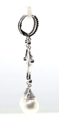 Orecchino di perle dei mari del sud bianche 18K PE-04382B