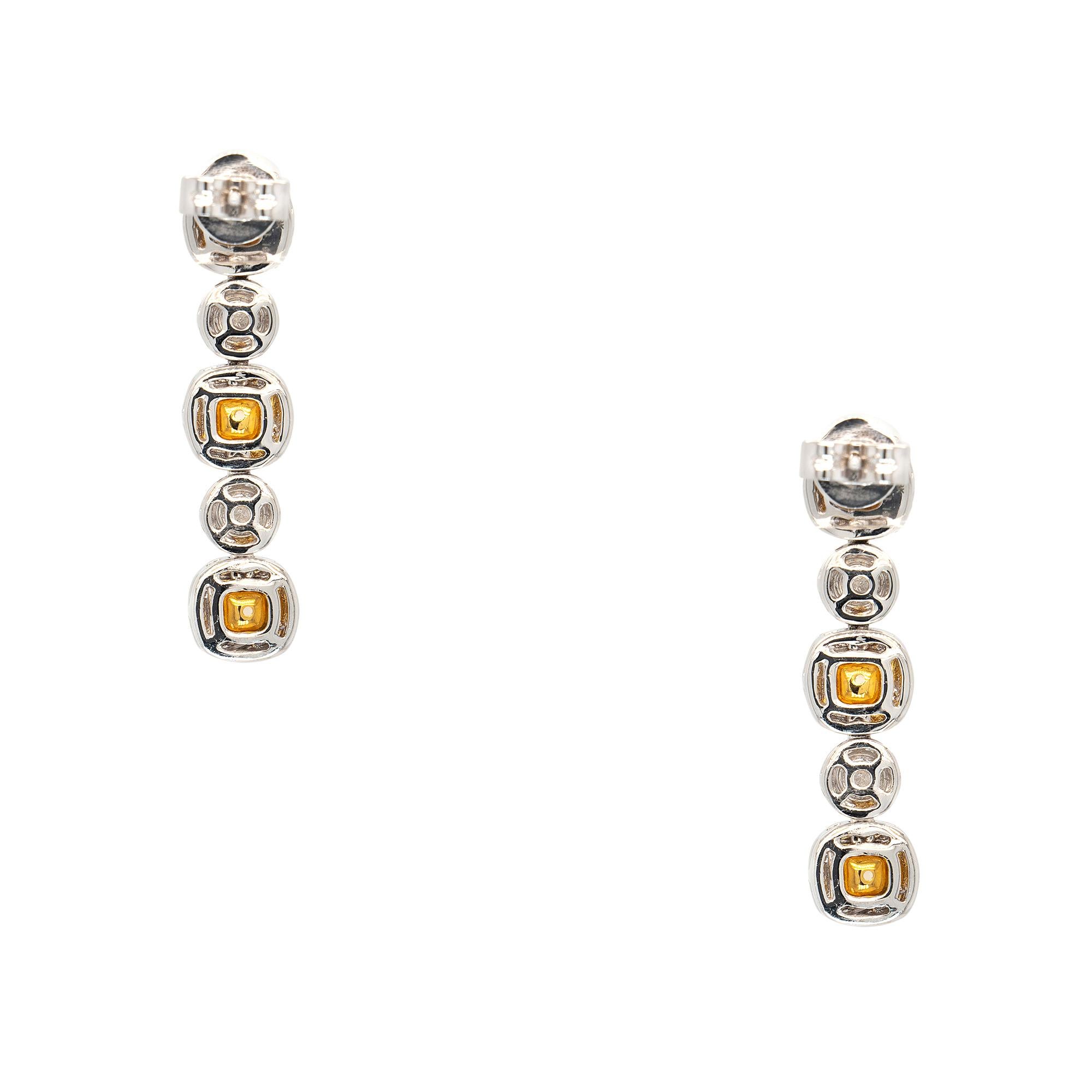 18 Karat Weiß- und Gelbgold 3,59 Karat zweifarbiger Diamantring mit Fancy-Schliff und rundem Diamanten im Zustand „Neu“ im Angebot in Boca Raton, FL