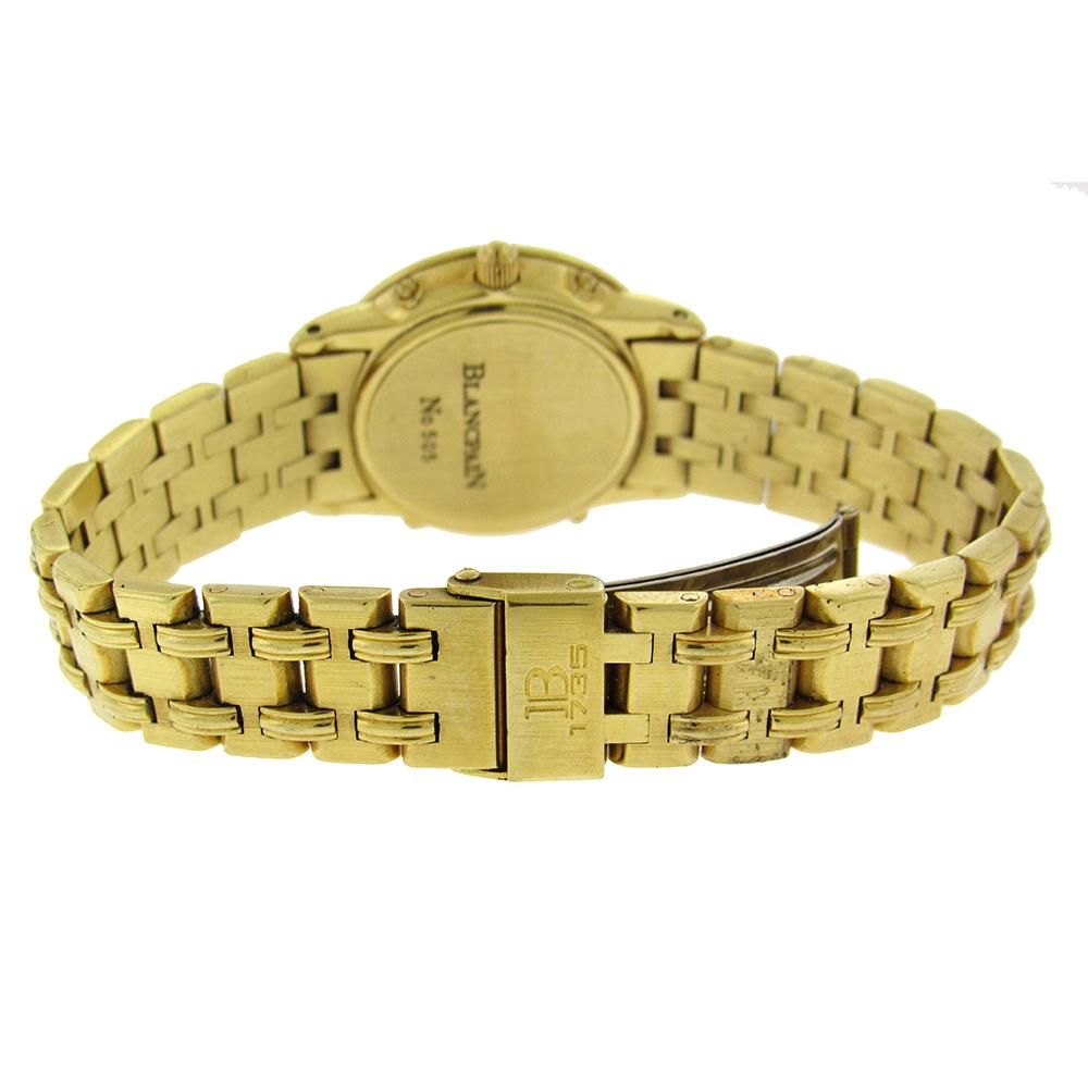 18K Women's Blancpain Moonphase Calendar Wristwatch In Good Condition In New York, NY