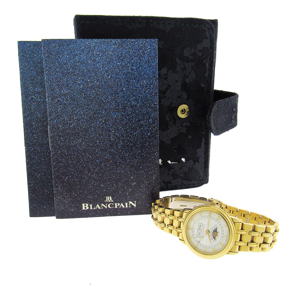 18K Women's Blancpain Moonphase Calendar Wristwatch 2