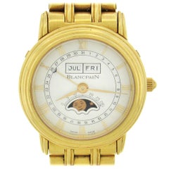 18K Women's Blancpain Moonphase Calendar Wristwatch
