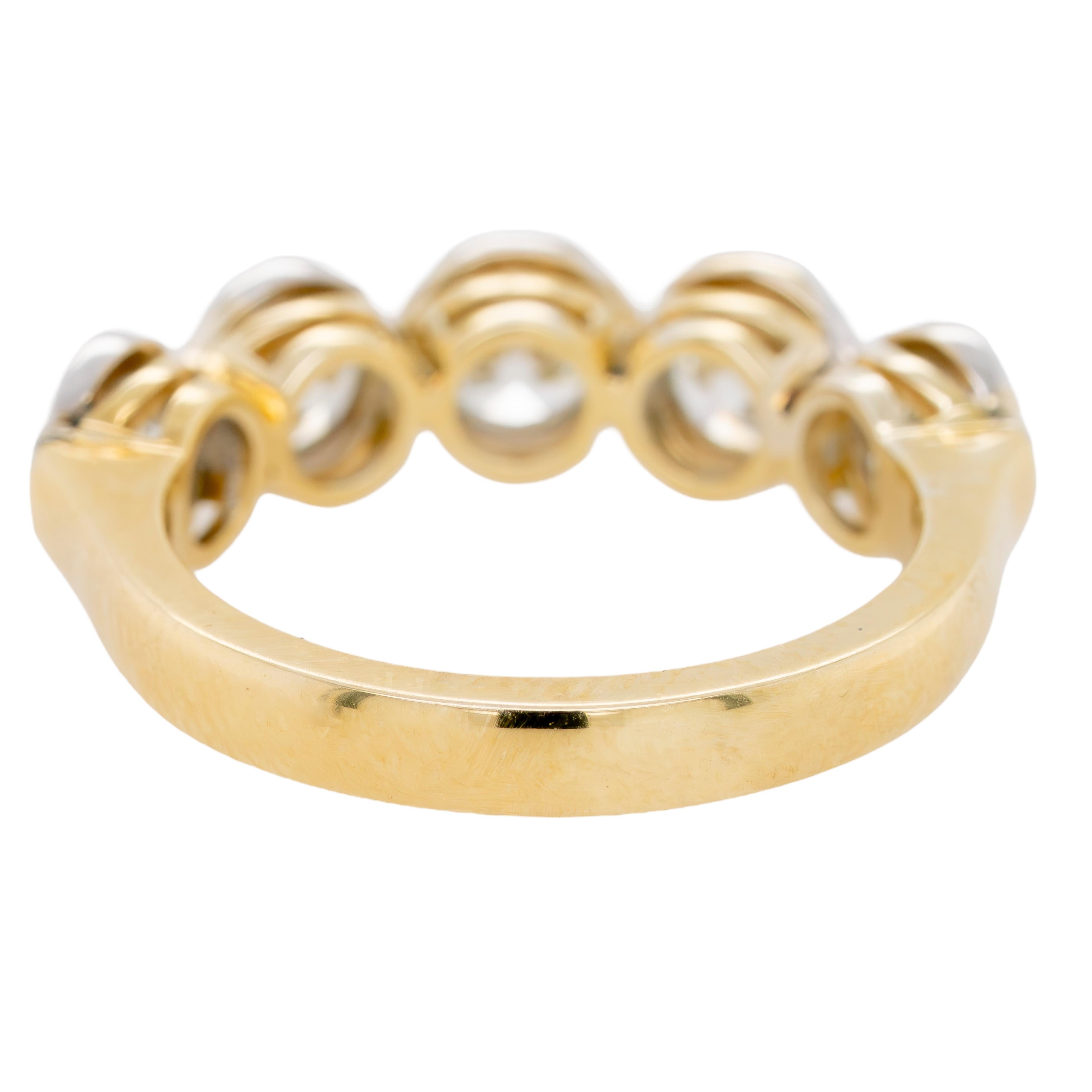 Bracelet en or jaune et blanc 18k serti de diamants Unisexe en vente