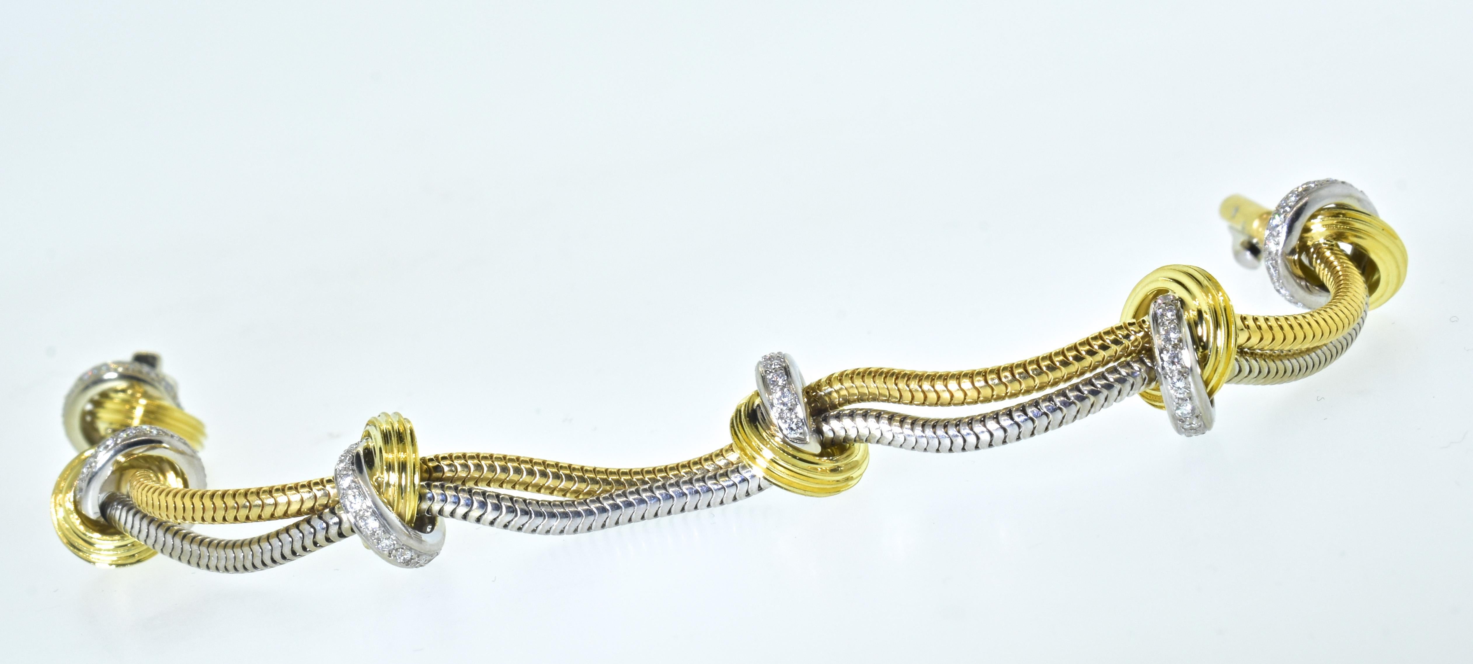 love knot bracelet gold