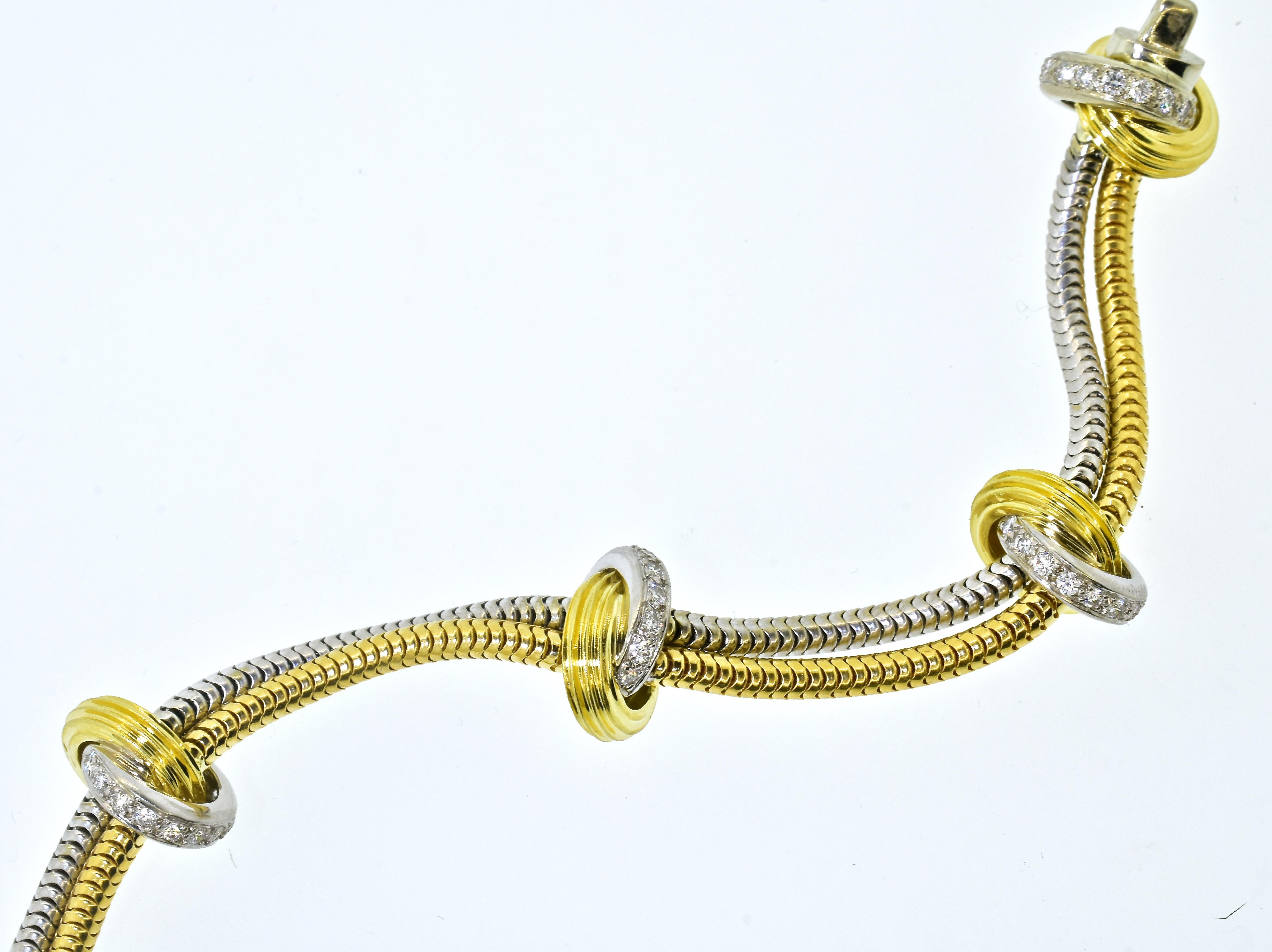 14k gold love knot bracelet