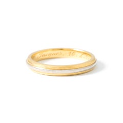 18k Yellow and White Gold Ring