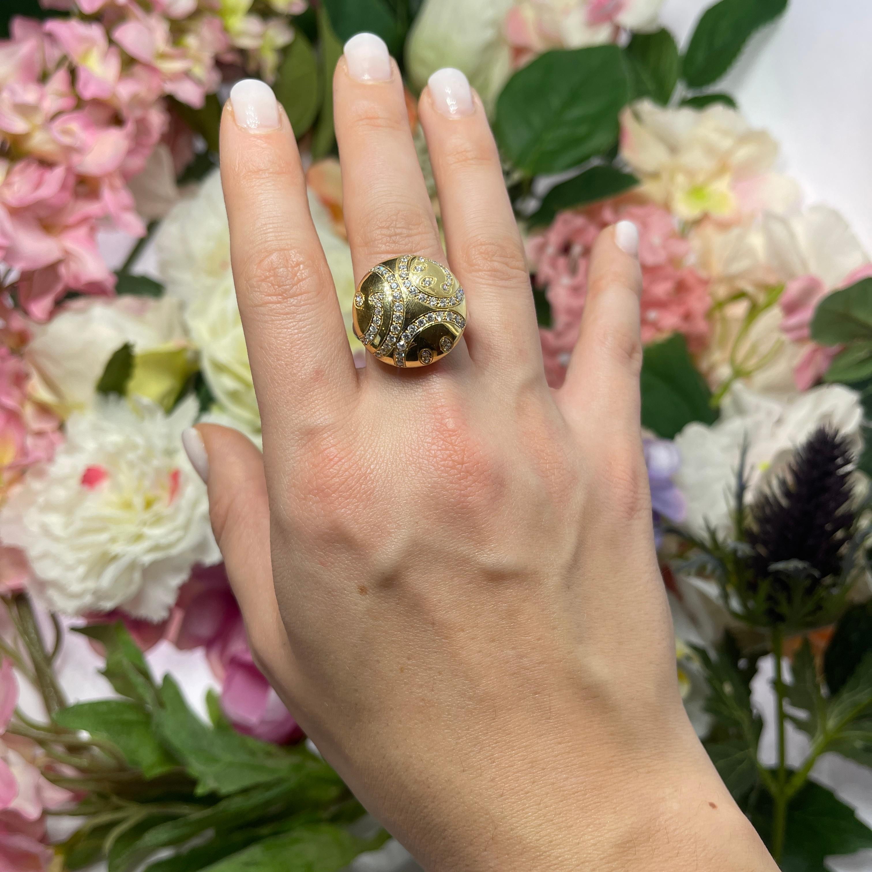 18K Yellow and White Gold 