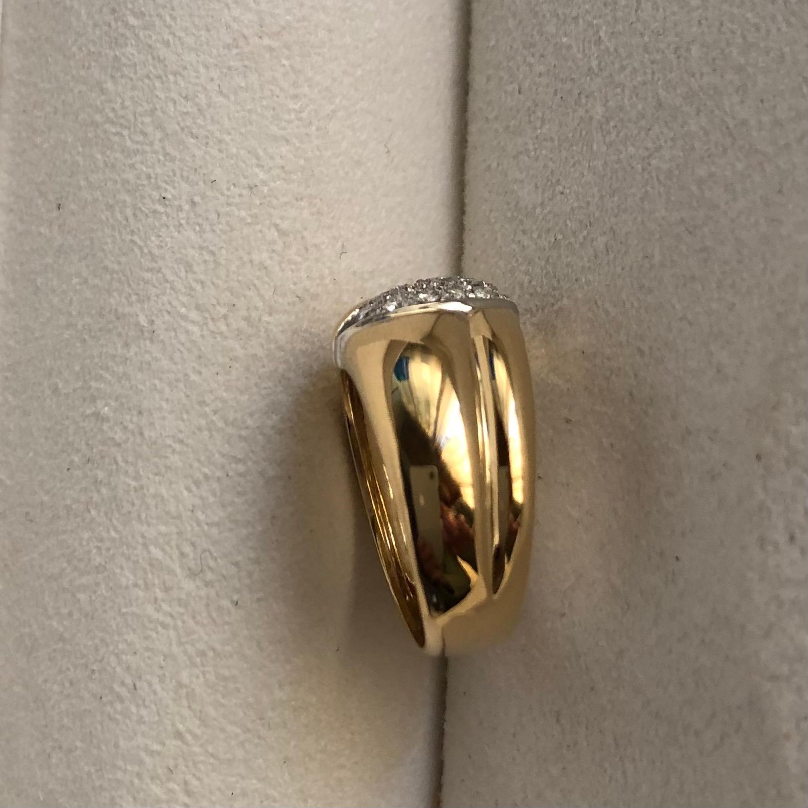 18k yellow and white gold 