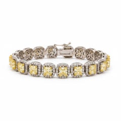 18k Yellow Diamond Bracelet