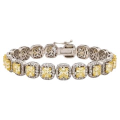 18k Yellow Diamond Bracelet