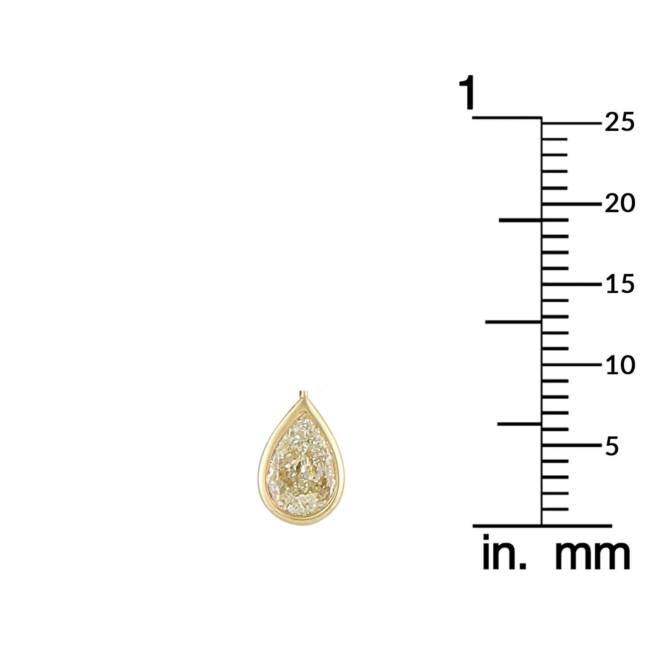 Collier en or jaune 18K avec 0,72ct de diamant Neuf - En vente à Southampton, PA