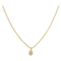 18K Yellow Gold 0.72ct Diamond Necklace