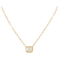 18K Yellow Gold 0.75ct Diamond Necklace ANK-20550-Y