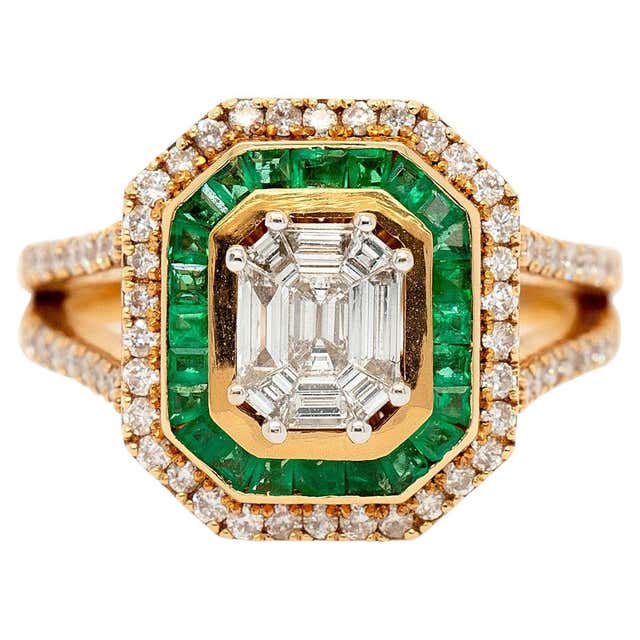 Octagonal Gold Rings Octagon Rings - 1,758 For Sale on 1stDibs | octagon diamond ring ...