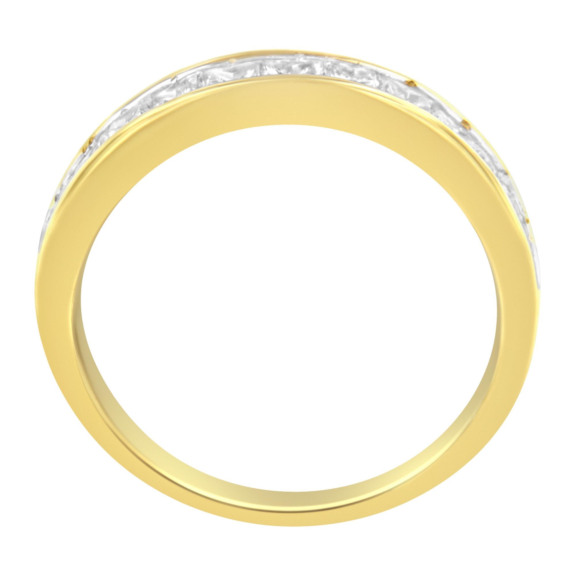 Bague cocktail en or jaune 18 carats avec diamants de 1,00 carat en vente 1
