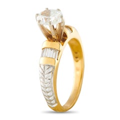 18K Yellow Gold 1.10ct Diamond Ring MF24-0708026