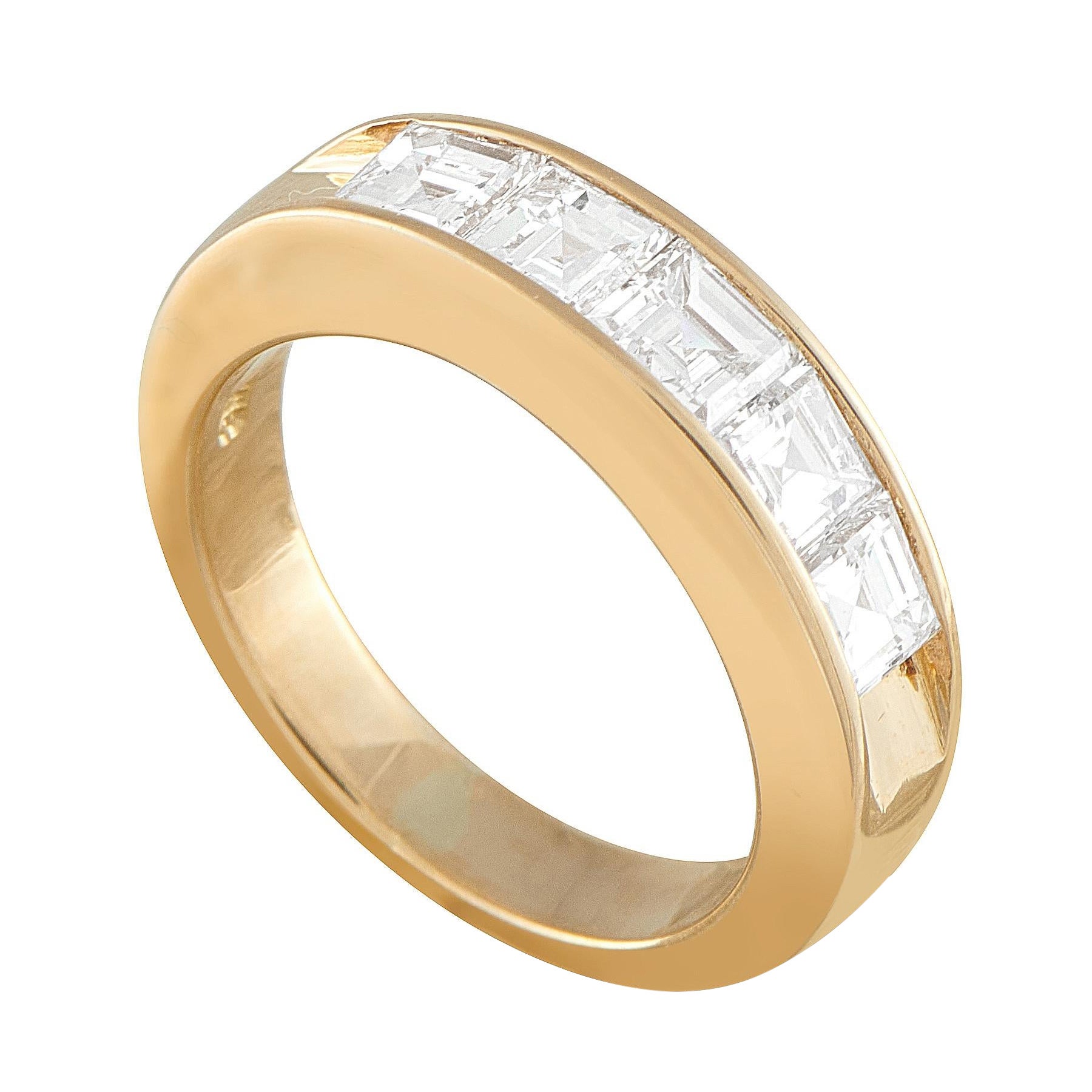 18K Yellow Gold 1.20ct Diamond Ring #5264