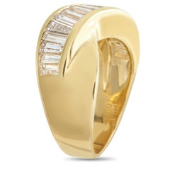 Anello in oro giallo 18K con 1,25ct di diamanti MF15-050526