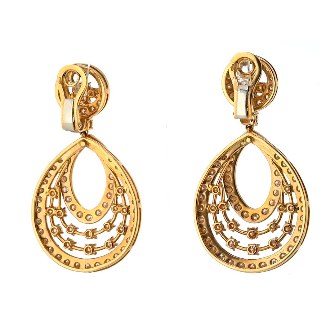 vca dangling earrings