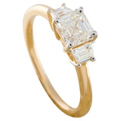 18K Yellow Gold 1.31ct Diamond Three-Stone Ring  MF06-021726