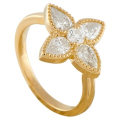 Bague en or jaune 18K avec 1.40ct de diamant ALR-20706