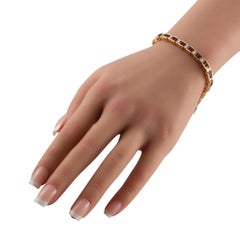 18K Yellow Gold 1.50ct Diamond and Ruby Bracelet