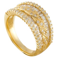 18K Yellow Gold 1.53ct Diamond Ring MF09-040626
