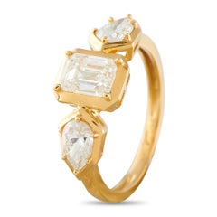 18K Yellow Gold 1.76ct Diamond Ring