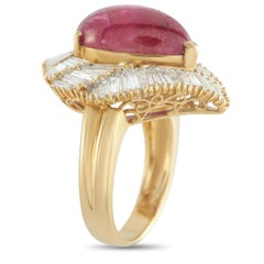 18K Yellow Gold 1.89ct Diamond and Ruby Ring MF15-031726