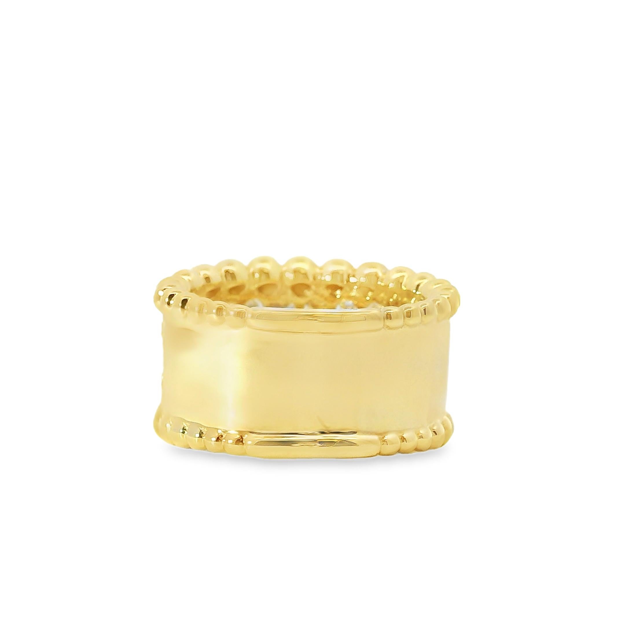 Bague en or jaune 18k à larges pavés de diamants ronds naturels de 1,90ct en vente 3