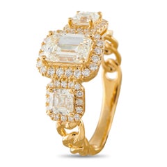 18K Gelbgold 2,01ct Diamant Ring ALR-20065