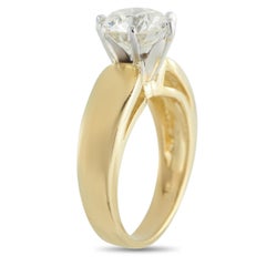 18K Yellow Gold 2.01ct Diamond Solitaire Ring MF04-020526