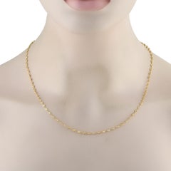 18K Yellow Gold 2.0ct Diamond Necklace