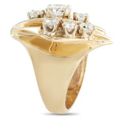 18K Gelbgold 2,10ct Diamant Ring MF14-050126
