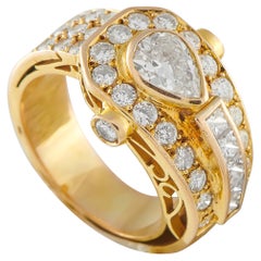 18K Yellow Gold 2.20ct Diamond Ring MF10-011526