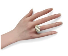 18k Yellow Gold 2.47 Carat Stacked Diamond Ring Size 9 - with Appraisal