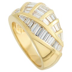 18K Yellow Gold 2.60ct Diamond Ring MF10-011926