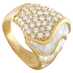 18K Yellow Gold 3.09ct Diamond Ring MF01-011926
