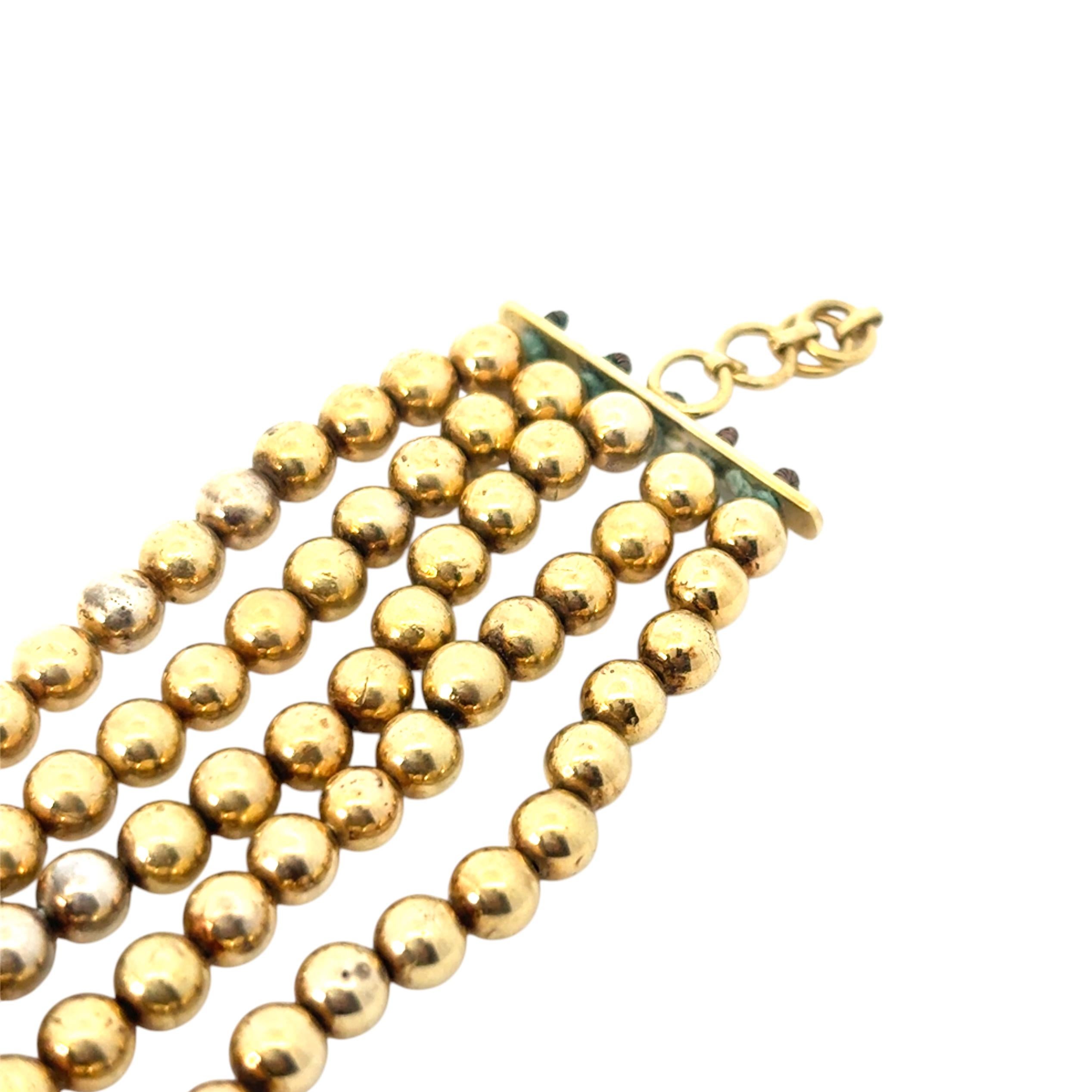 Collana girocollo indiana a più file in oro giallo 18k con diamanti da 30 carati in vendita 1
