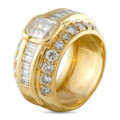 18K Yellow Gold 3.20ct Diamond Ring MF26-022326