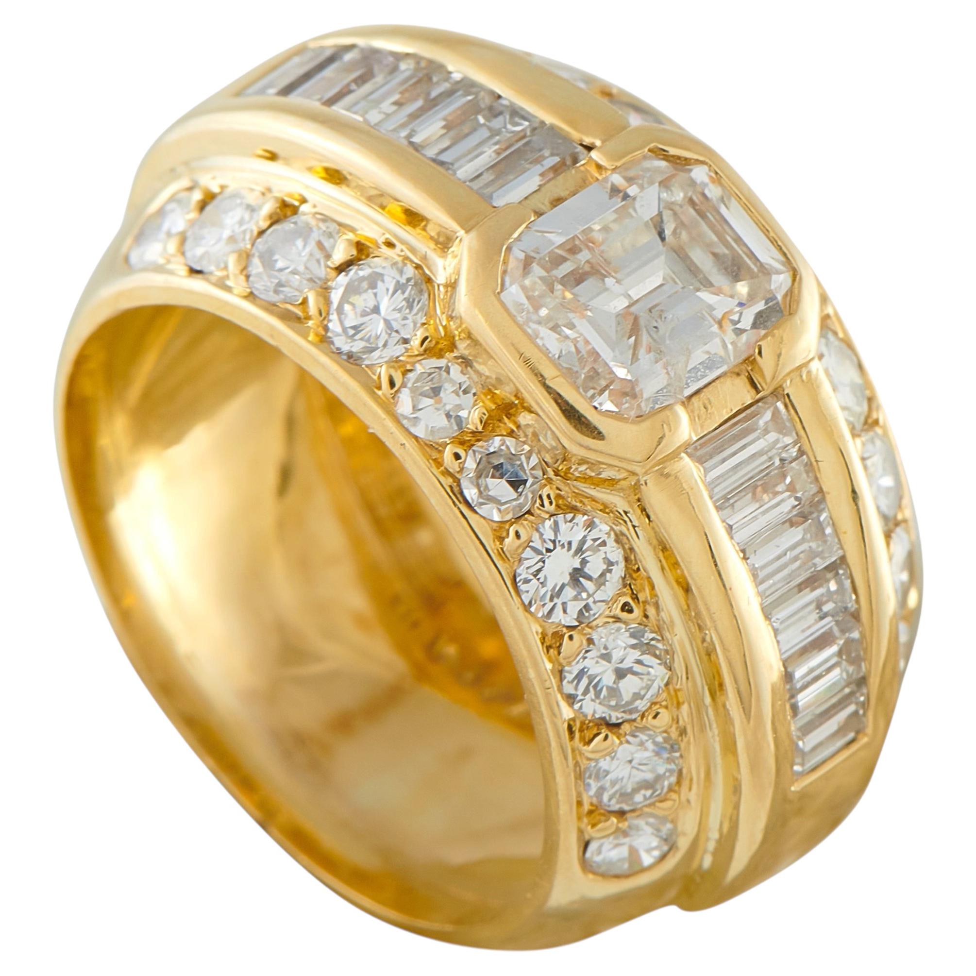 18K Gelbgold 3,20ct Diamant Ring MF26-022326