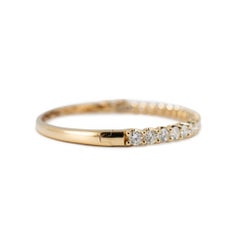 Armband aus 18 Karat Gelbgold mit Diamanten (insgesamt 3,80 Karat) im Halb-Eternity-Stil mit Klappverschluss