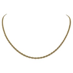 18k Yellow Gold 3.8g Hollow Thin 2.5mm Fancy Curb Link Necklace Italy 18"