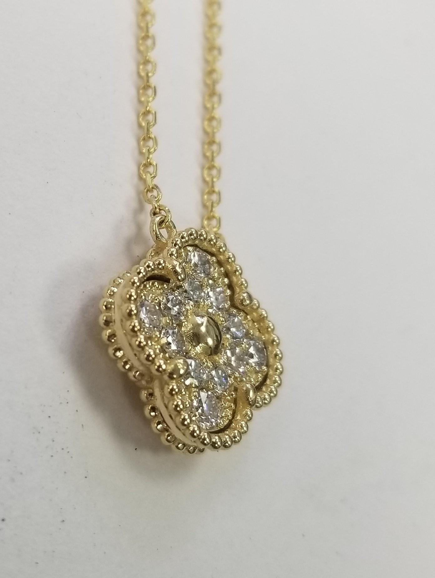 Pendentif en or jaune 18k 