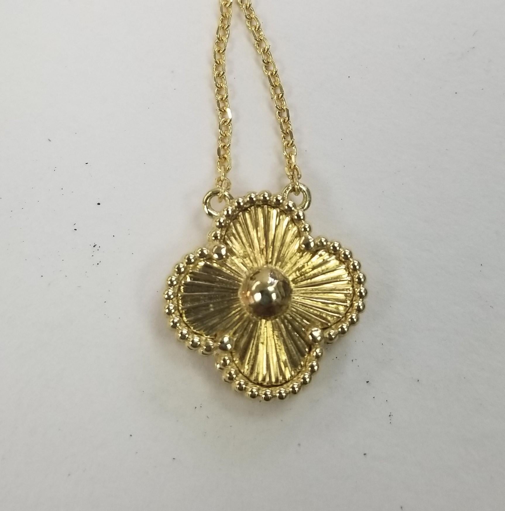Contemporain Pendentif en or jaune 18k 