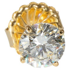 18K Gelbgold 4-Zacken-Ohrstecker  3,05 CTW G/SI1