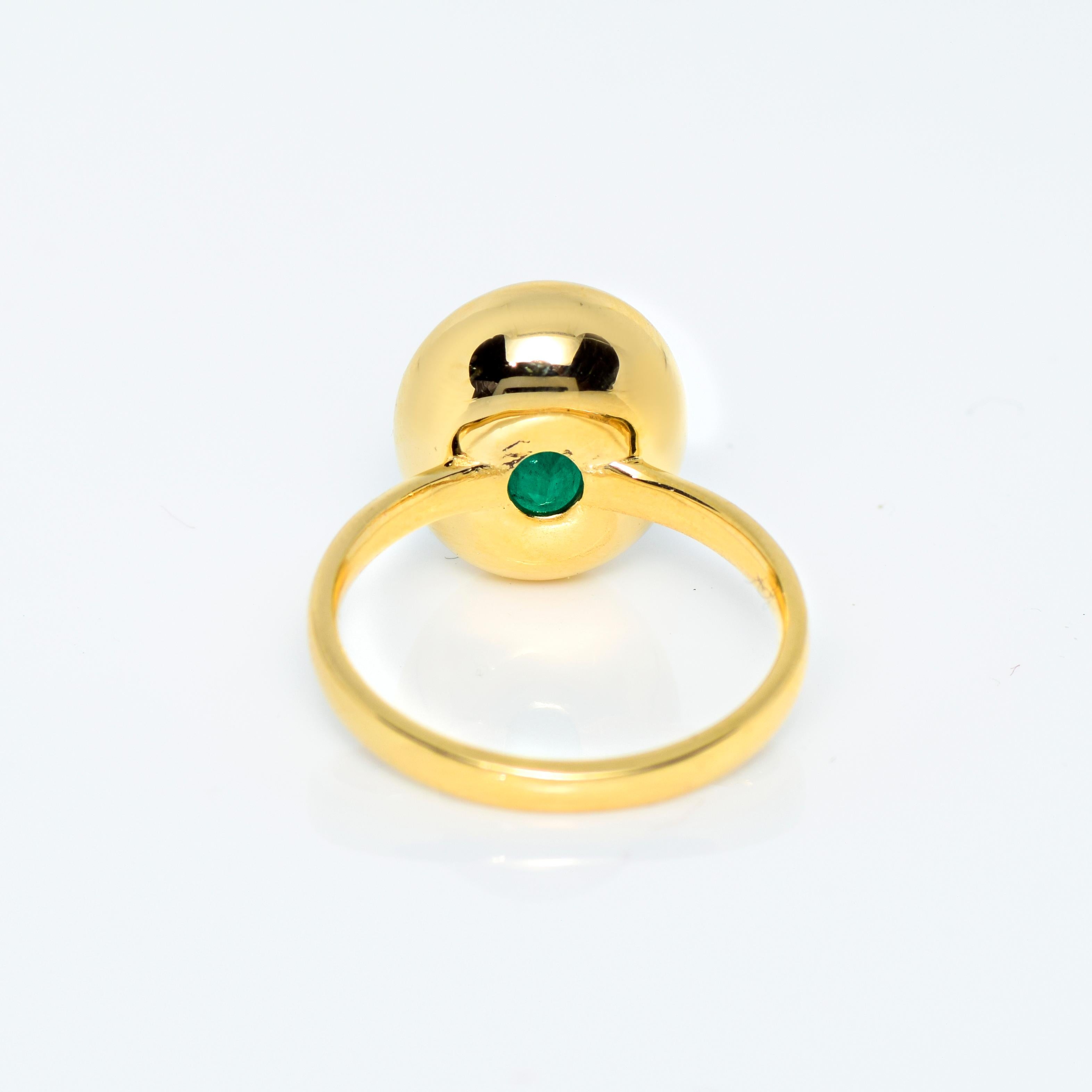 IGI 18K 4.05 Ct Natural Emerald Antique Art Deco Engagement Ring For Sale 6
